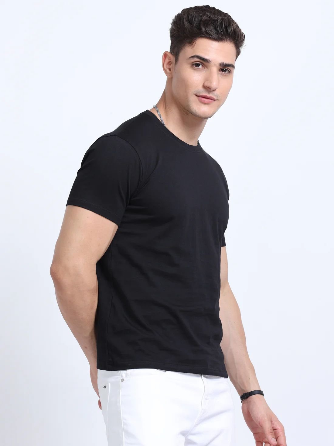 Assassin Round Neck 100% Cotton Tshirt - Black - Image 4