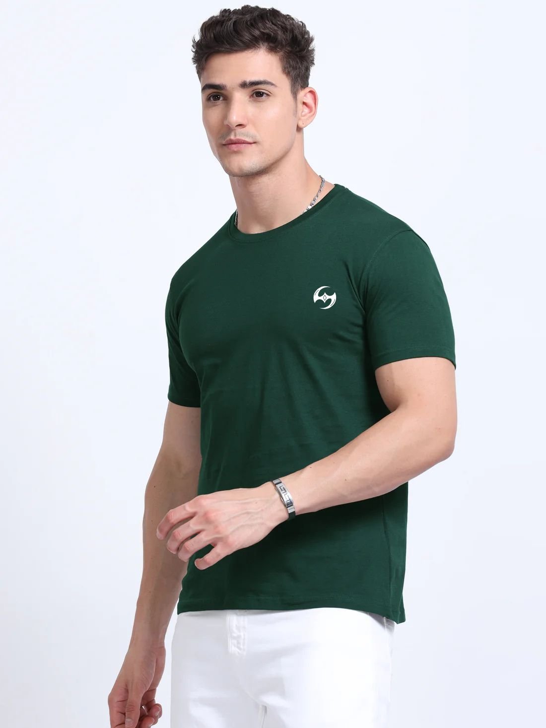 Assassin Round Neck 100% Cotton Tshirt – Bottle Green