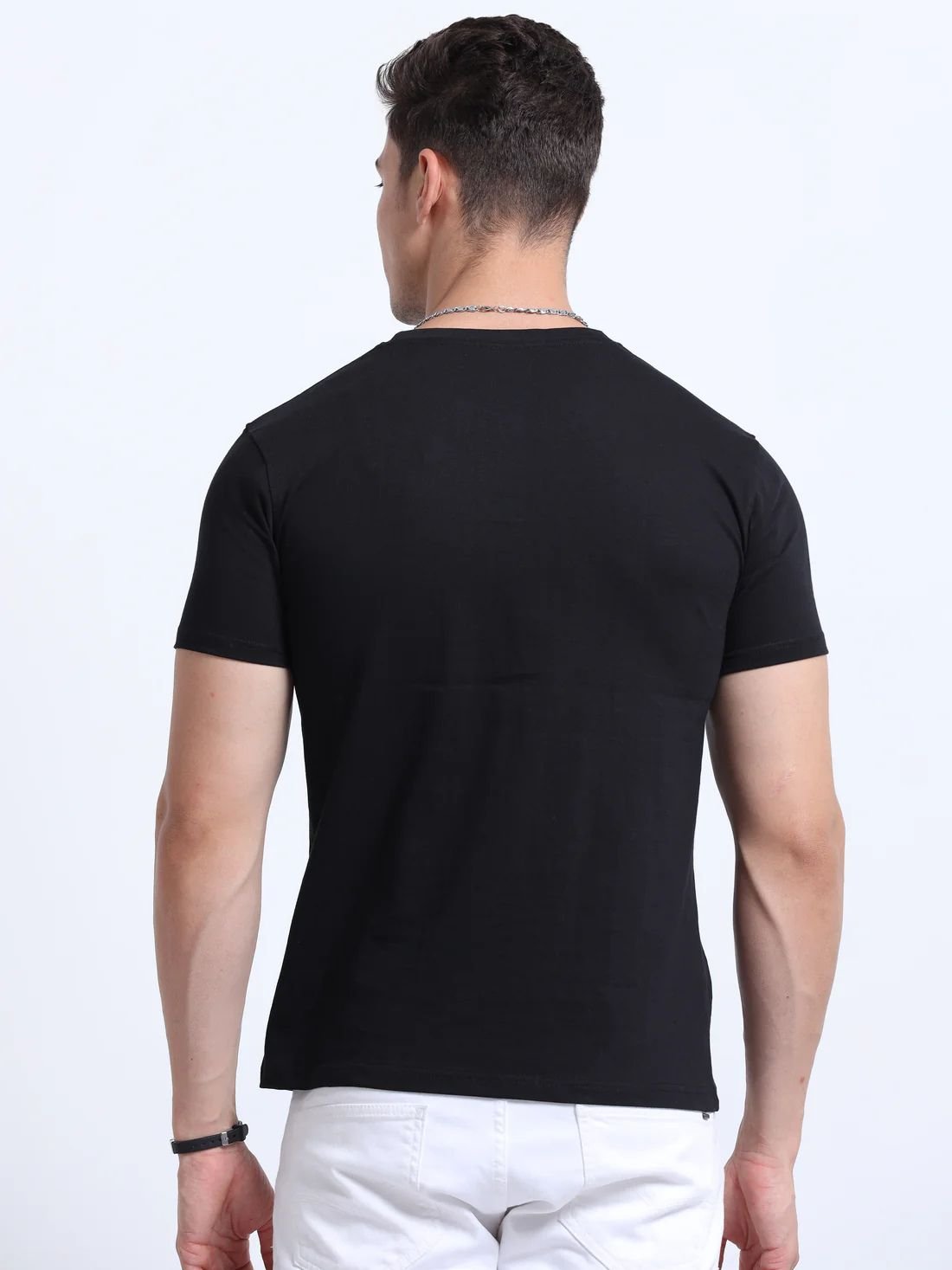 Assassin Round Neck 100% Cotton Tshirt - Black - Image 5