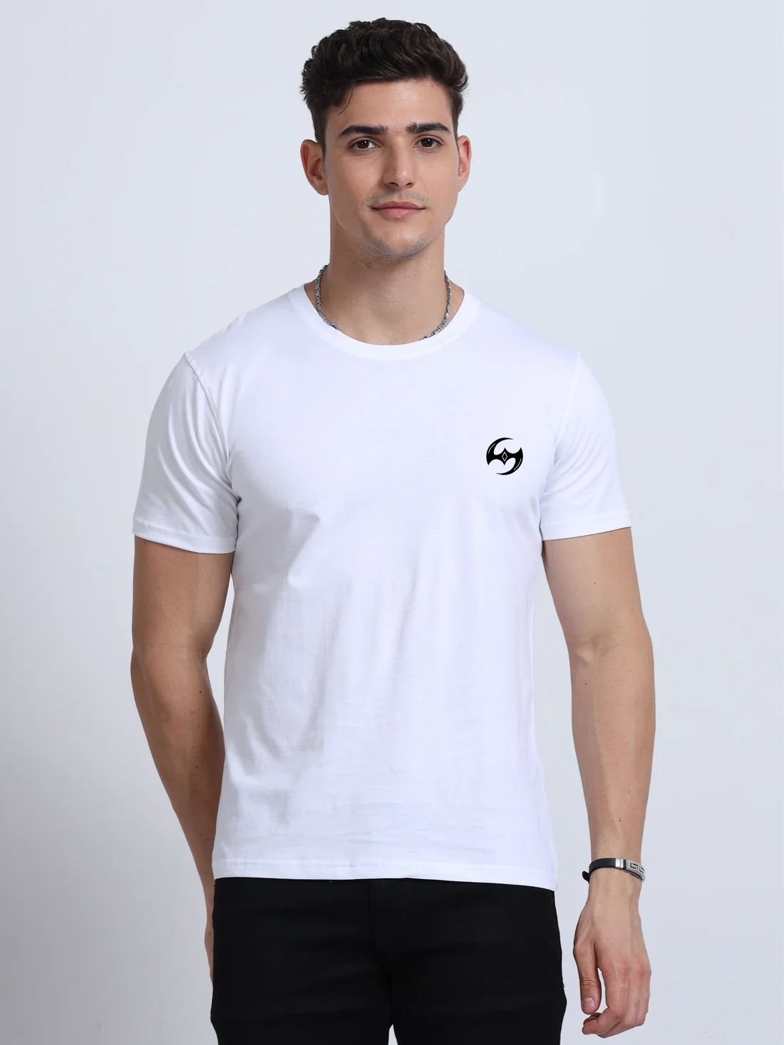 Assassin Round Neck 100% Cotton Tshirt – White