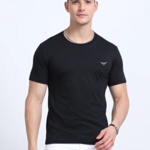 Titan Round Neck Tshirts - Black