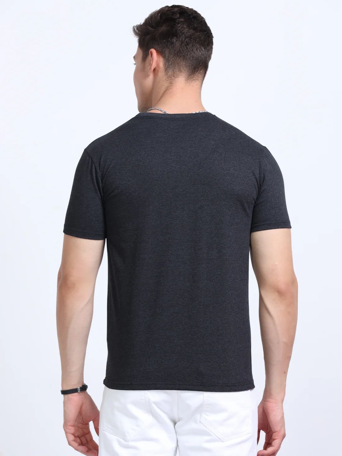 Titan Round Neck Tshirts - Charcoal - Image 5