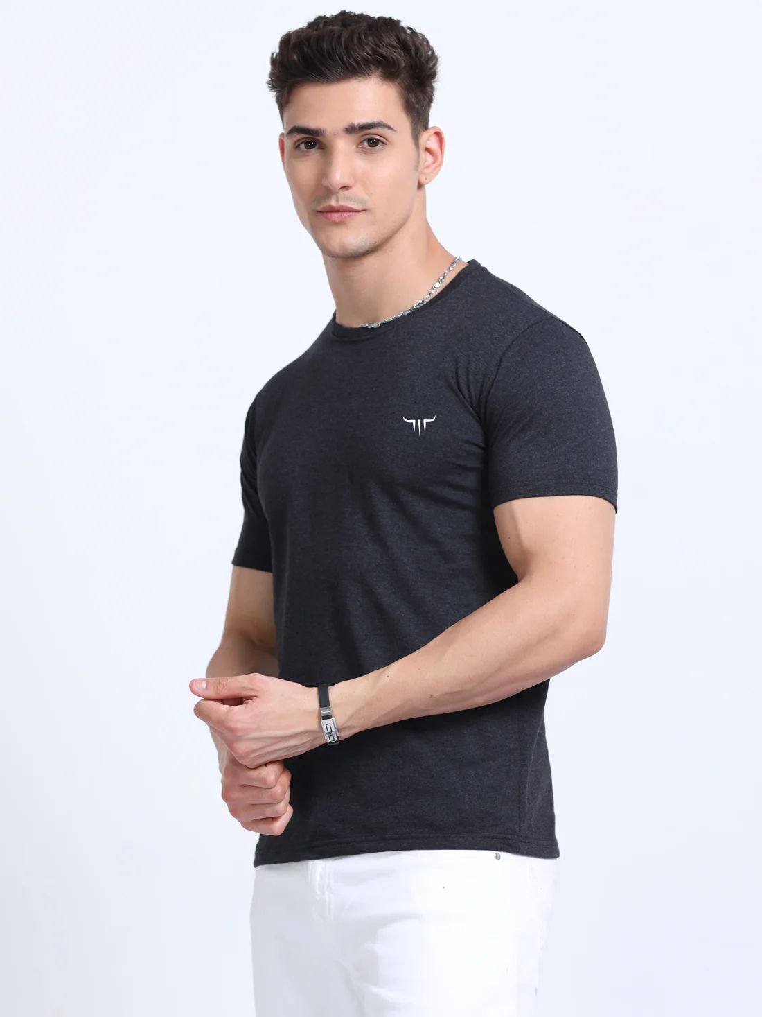 Titan Round Neck Tshirts – Charcoal