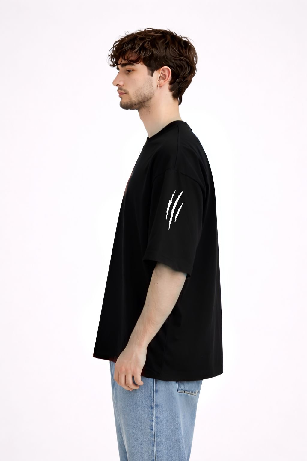 Wild Harmony – Black Edition Oversized T-Shirt | Wearock